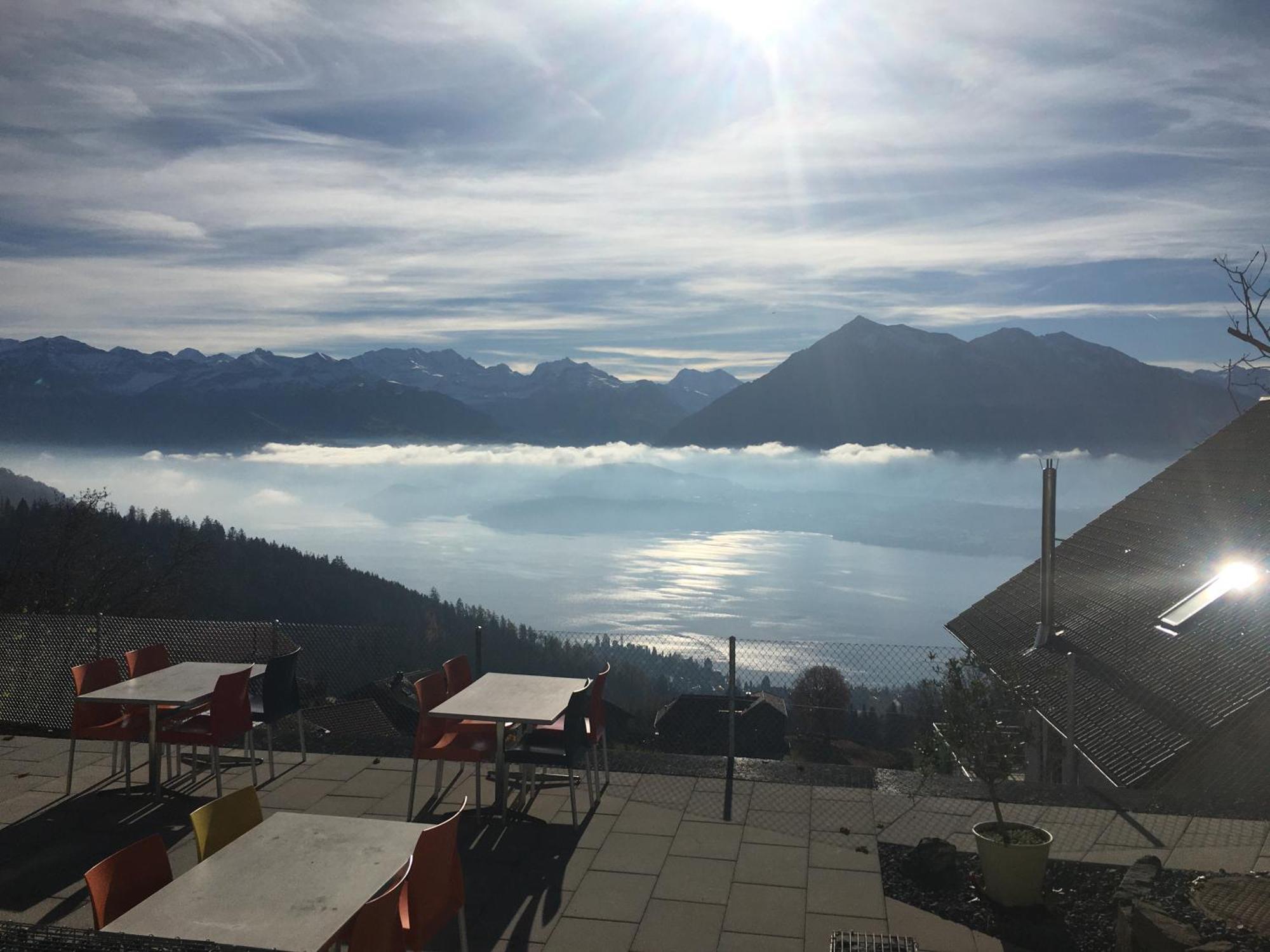 Guesthouse Sonnegg Heiligenschwendi Bagian luar foto
